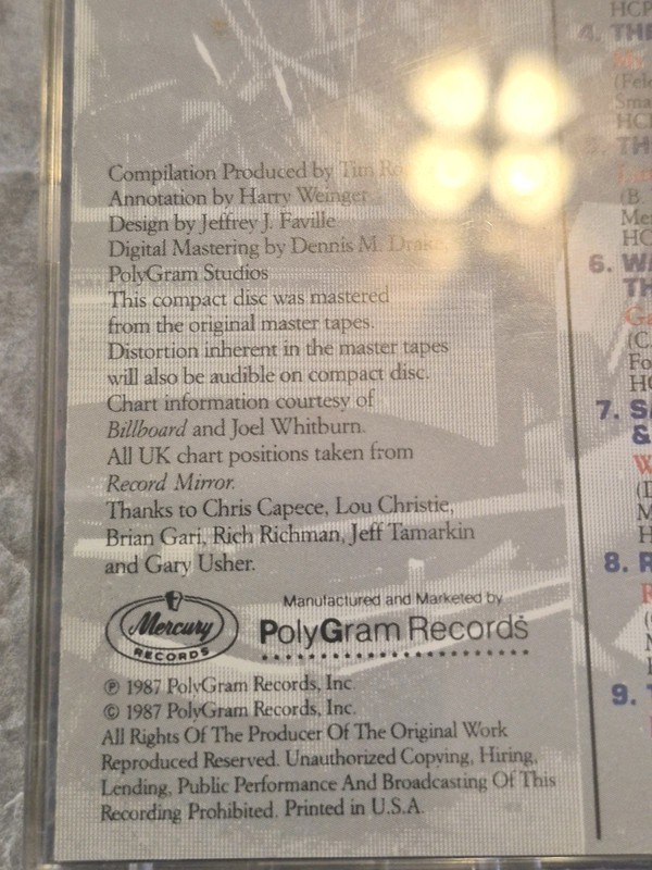 45's On CD VOLUME II ('60-'66) 1987 Polygram Records gallery