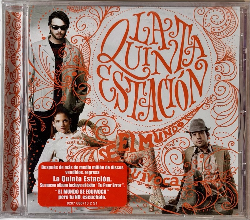 La Quinta Estacion El Mundo Se Equivoca CD NEW SEALED Latin Pop 2006