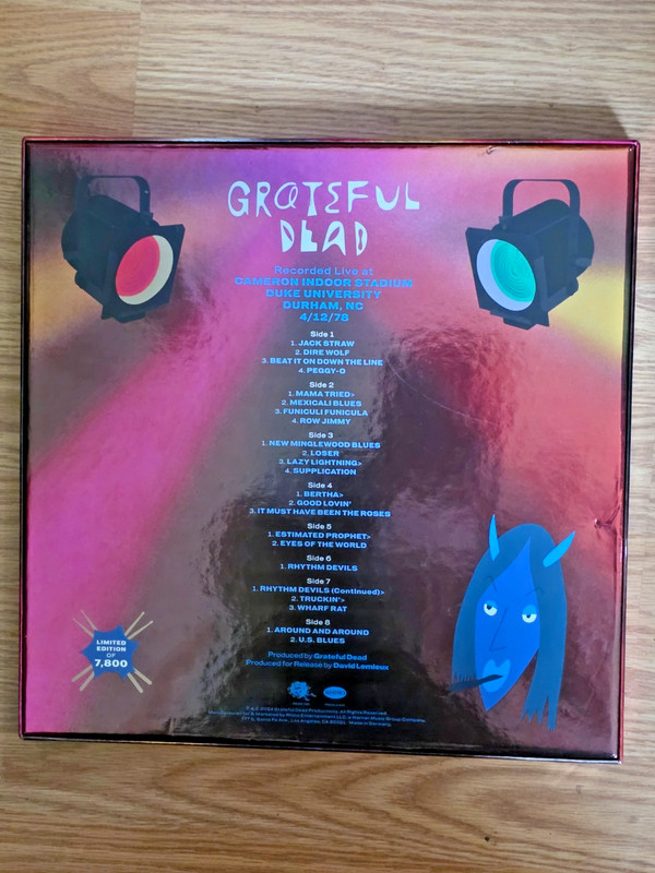 Pre owned Grateful Dead - Duke 1978 '78 Vinyl 4LP - 2024 - Original Box Set gallery