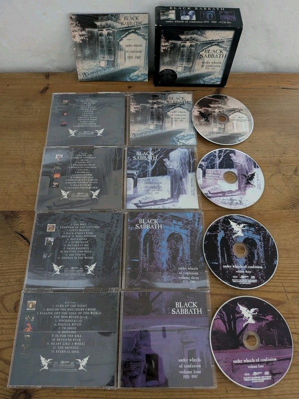 Black Sabbath – Under Wheels Of Confusion 1970 – 1987 (4 CD no Poster Box Set)