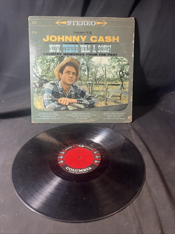 Now, There Was A Song!–Johnny Cash–Record LP Vinyl–1960–Columbia–CL 1463
