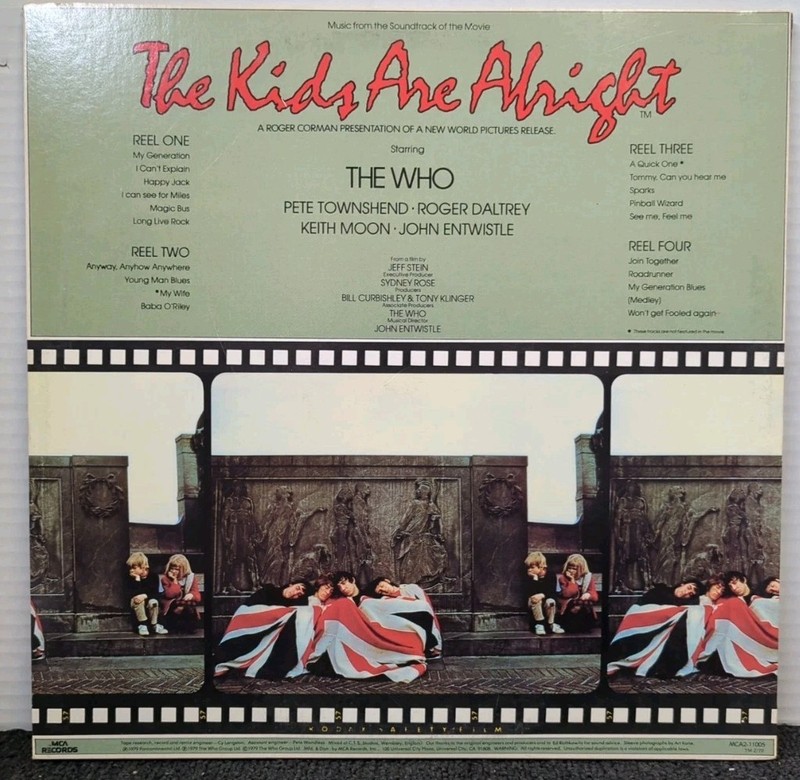 THE WHO "THE KIDS ARE ALRIGHT" MCA2-11005, 1979 VINYL, N/M INCLUDES BOOKLET gallery