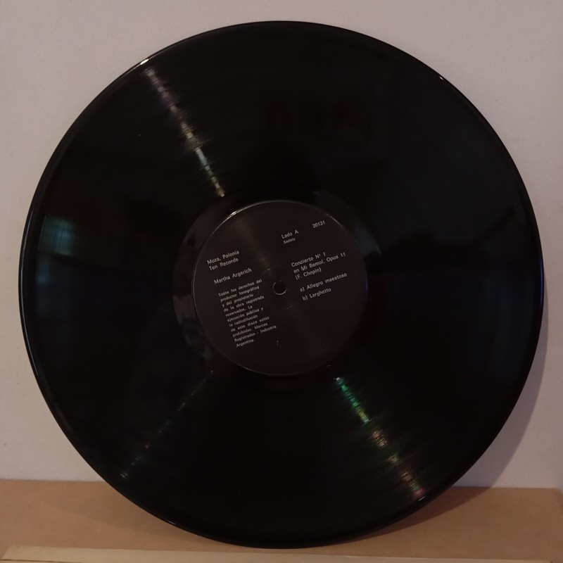 Martha Argerich Plays Frédéric Chopin Warszawa 1965 Vinyl Record LP gallery