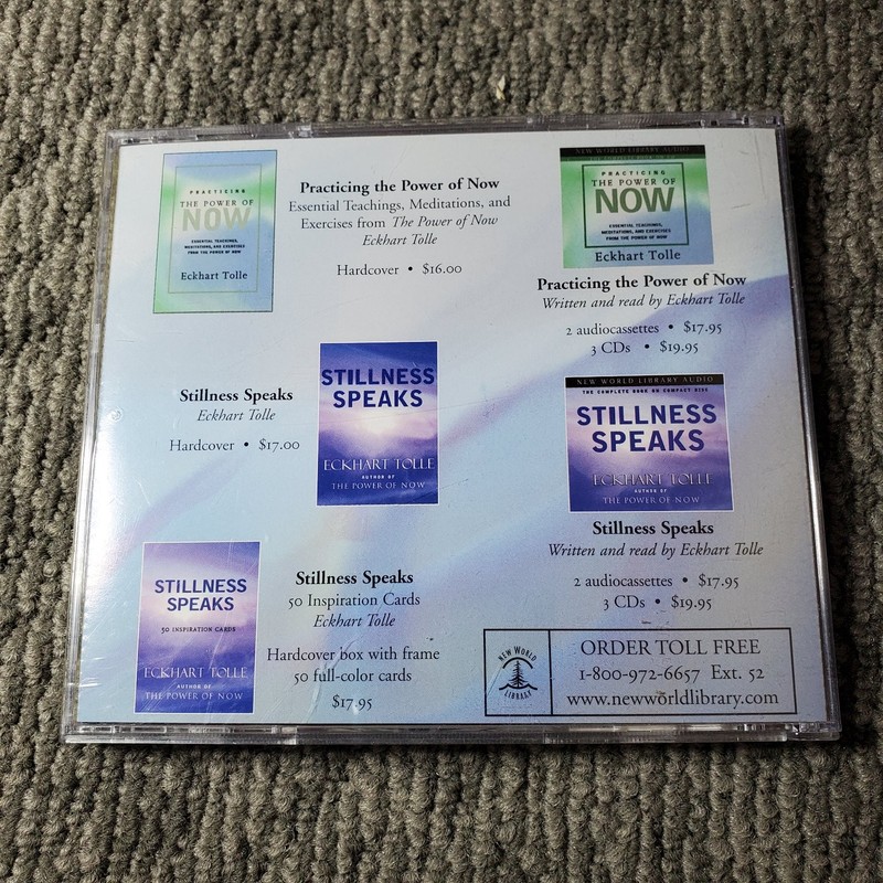 Eckhart Tolle – Living a Life of Inner Peace CD 2004 Remastered Spoken Word New gallery