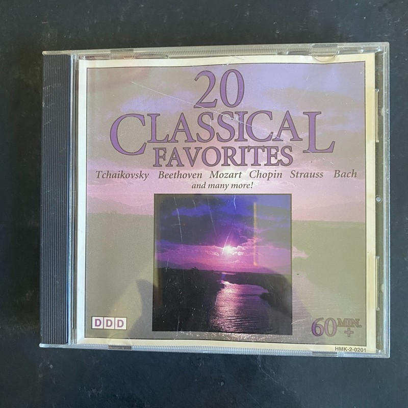 20 Classical Favorites CD 1992 Compilation Madacy Tchaikovsky Beethoven Mozart