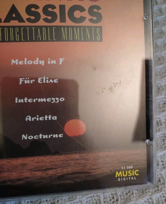 Two Vintage 1994 CD's: Romantic Classics For Unforgettable Moments. Collectable gallery