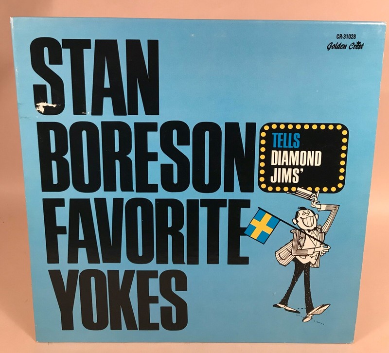 Stan Boreson Favorite Yokes Record NRMT, Golden Crest Records