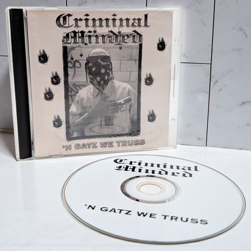 Criminal Minded – N Gatz We Truss [PA] CD 2Pac Mac 10 WC Ice Cube Luniz TRU RARE
