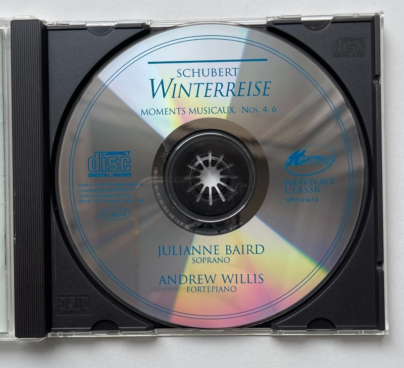 JULIANNE BAIRD - Schubert - Winterreise - CD gallery