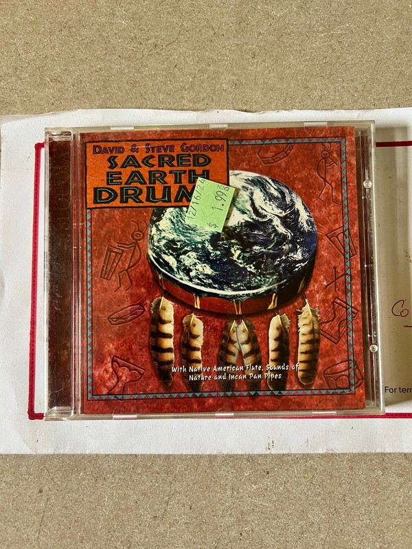 David & Steve Gordon – Sacred Earth Drums CD 1998 Native Flute New Age Sequoia