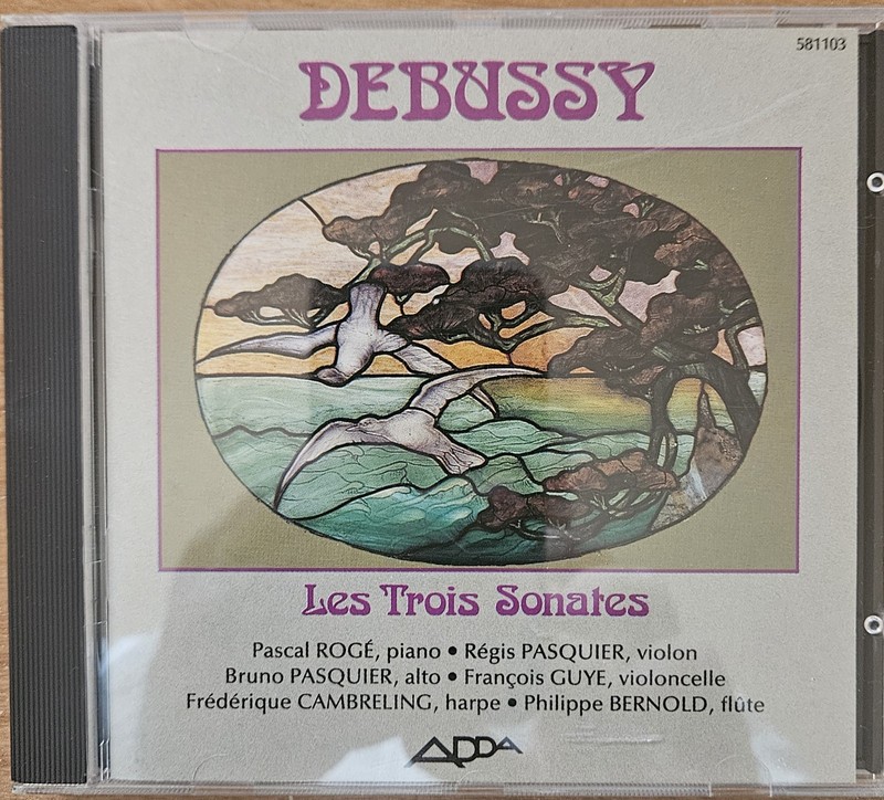 Debussy: Les Trois Sonates (ADDA 581103) Roge, Pasquier