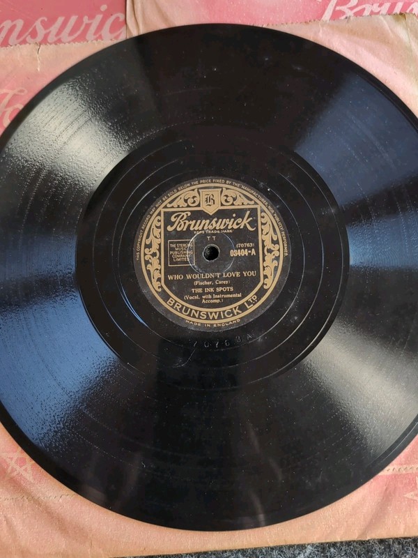THE INK SPOTS Brunswick UK 78rpm 10” *3 Joblot Shellac Collection R817 gallery