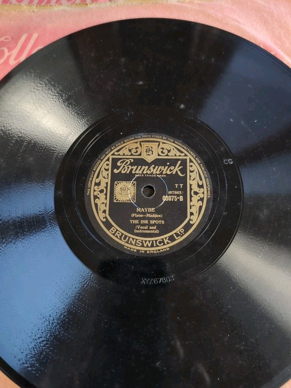 THE INK SPOTS Brunswick UK 78rpm 10” *3 Joblot Shellac Collection R817 gallery