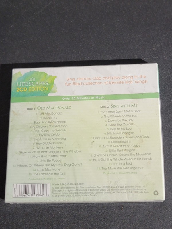 Lifescapes Old MacDonald All-Time Favorite Kids Sing-Alongs 2CD Collection NEW gallery