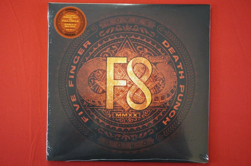 Five Finger Death Punch F8 2LP Red Vinyl Inside Out Full Circle New Sealed