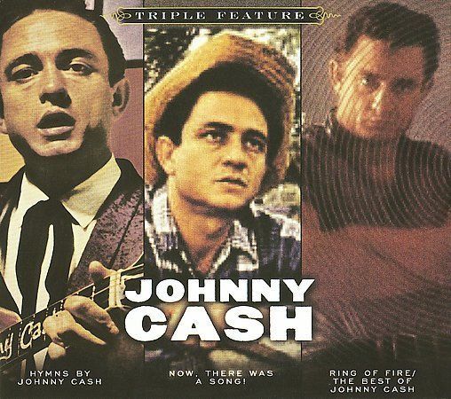 Triple Feature: Johnny Cash Hymns/Now There Was a Song/Ring of Fire 3CD Set NEW