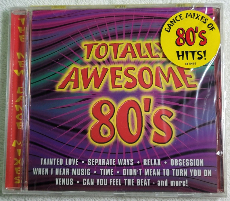 Totally Awesome 80’s (CD, 1999) Dance Hits Mix (Factory Sealed w/ Hype Sticker)