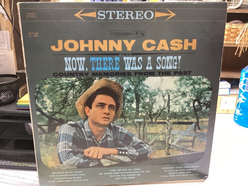 Johnny Cash—Now There Was A Song… VG vinyl lp..CS8254