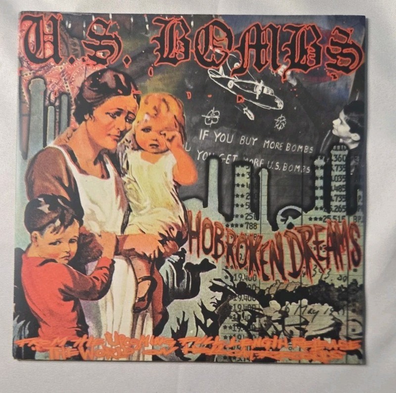 U.S. Bombs / Hobroken Dreams / TKO Records / 7 Inch Vinyl / VG +