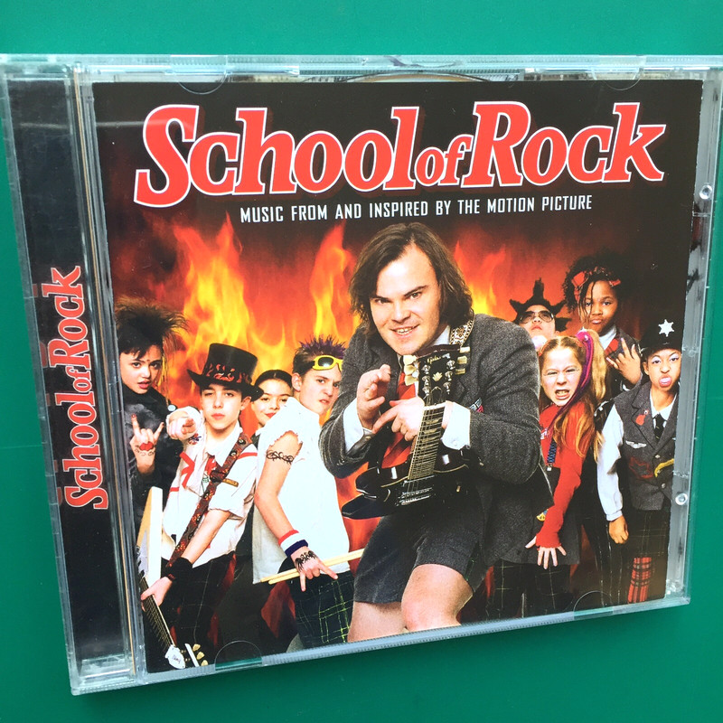 SCHOOL OF ROCK Film Soundtrack CD Jack Black Led Zeppelin Who Doors T-Rex Cream