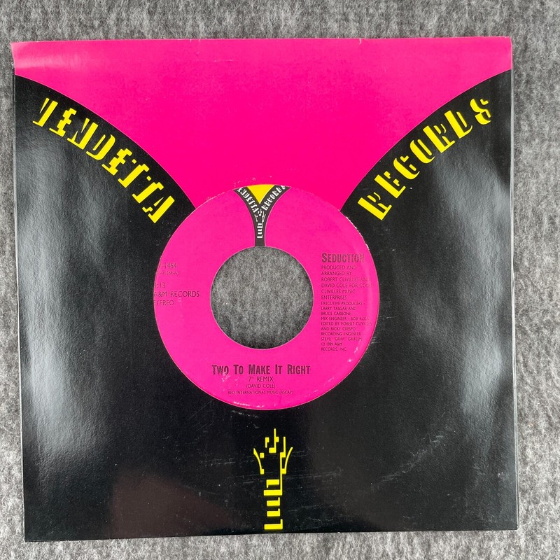 SEDUCTION Two To Make It Right Remix / Original 45 Vendetta VV-1464 NEW UNPLAYED