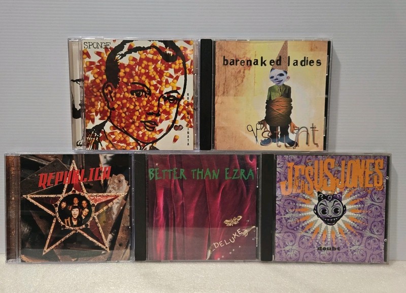 ALTERNATIVE ROCK MUSIC CD LOT OF 5 – SEE TITLES IN DESCRIPTION – ARML61
