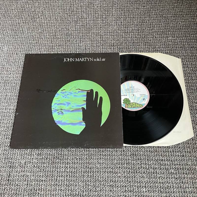 John Martyn – Solid Air Vinyl Record FIRST UK Pressing 1973 PINK RIM ILPS 9226