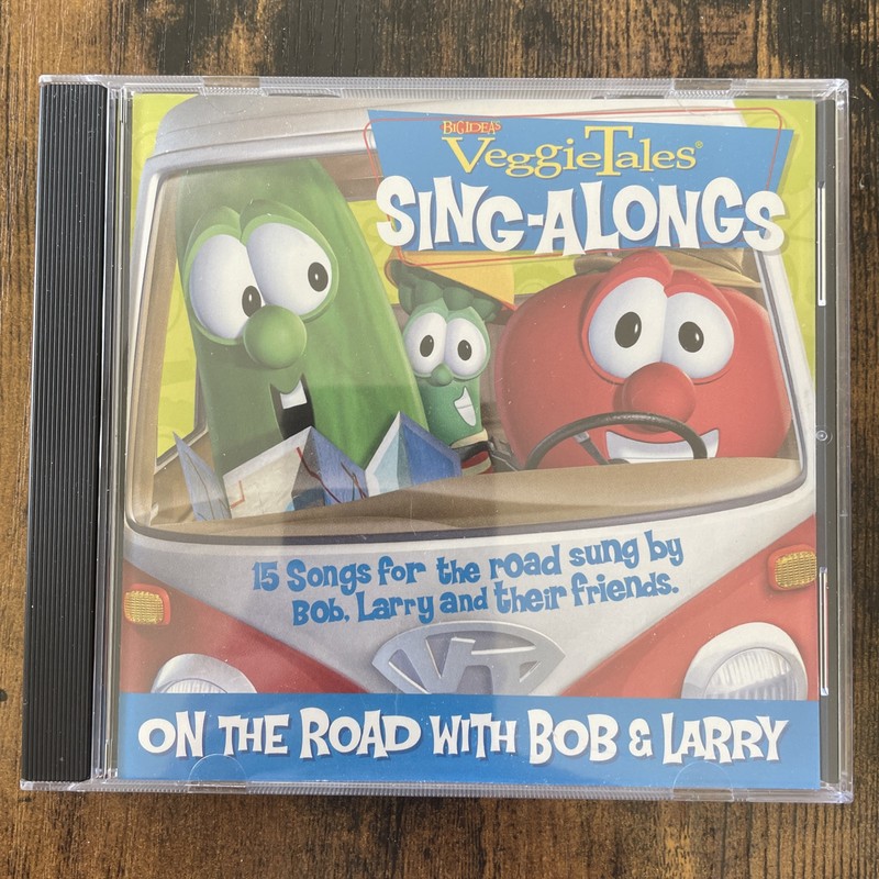 VeggieTales CD Bob & Larry’s Toddler Songs CD 2005 Sing-Alongs Christian Music