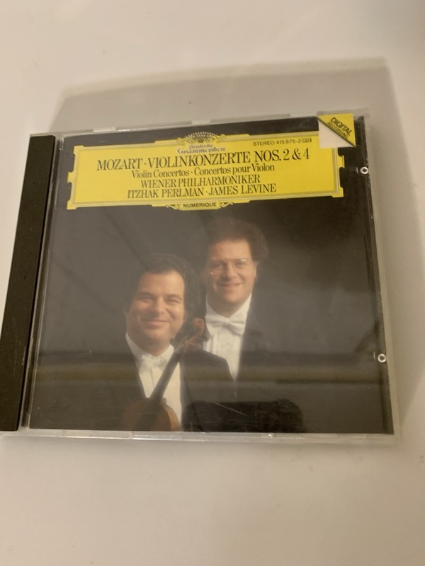 Various Artists : Mozart: Violin Concertos Nos. 2 & 4 classical CD vienna