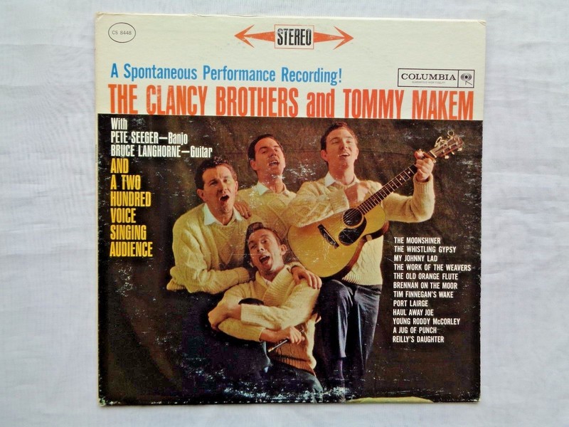 The Clancy Bros & Tommy Makem 1961 Columbia CS-8448 Orig 6-Eye 1-E/1-G Press NM-