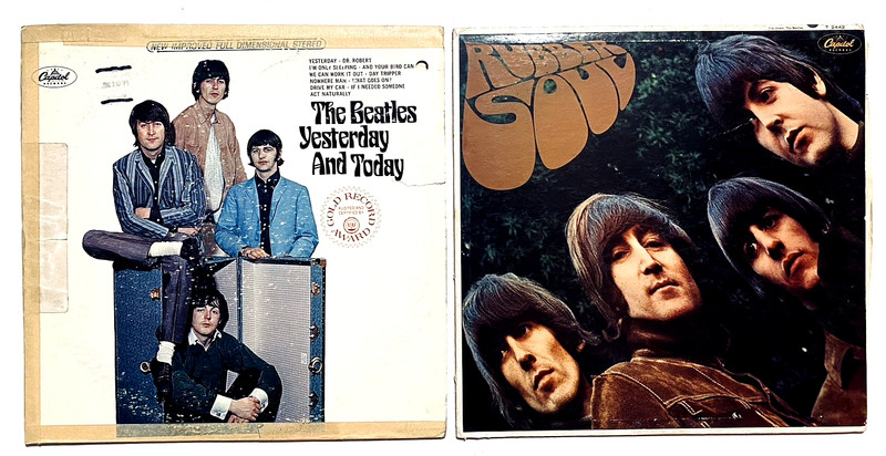 BEATLES 2 Vinyl LP’s YESTERDAY & TODAY 1971 Capital Stereo EX + RUBBER SOUL Mono