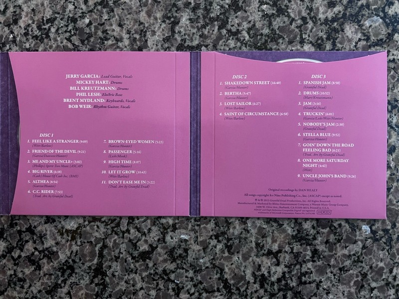 Grateful Dead 30 Trips Around The Sun 1981 Cornell Ithaca New York 5/16/81 3 CD gallery