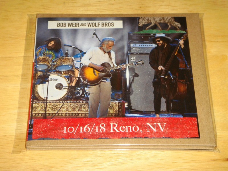 BOB WEIR & WOLF BROS Their 1st Show Live 10/16/2018 Reno 3CD New grateful dead