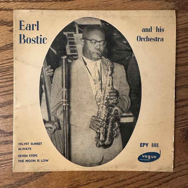 Earl Bostic – EPV 1111 EP Record 1950s Vogue Jazz R&B 45 RPM