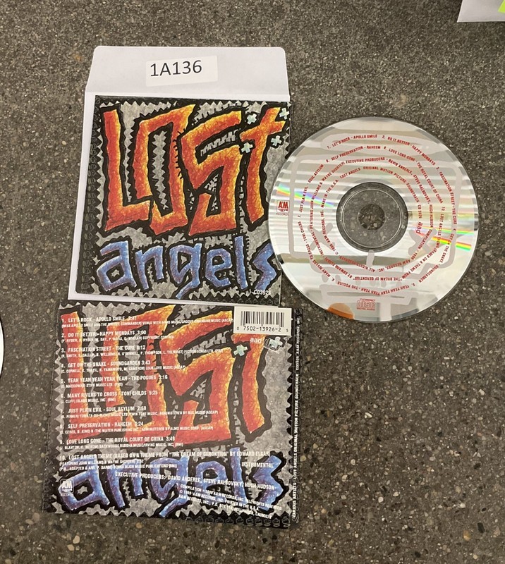 Lost Angels Original Motion Picture Soundtrack by Various CD No Case #1A136