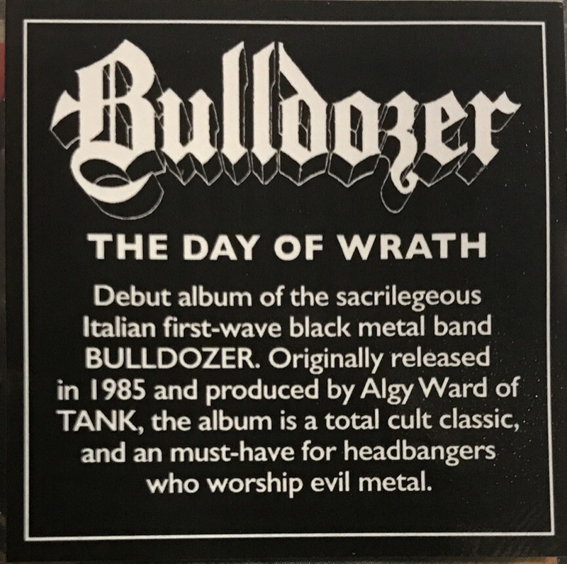 Bulldozer - The Day Of Wrath CD 2022 Shadow Kingdom – SKR184CD [Sealed] gallery