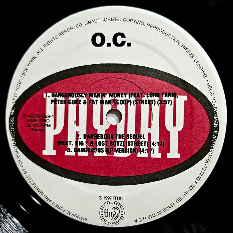 1997 - O.C. - CAN'T GO WRONG / DANGEROUS REMIXES - ORIGINAL - BIG L - LOST BOYZ gallery