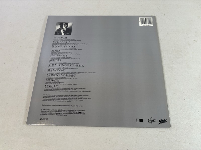 NICE LP OMD Orchestral Manoeuvres In The Dark Record 61F21 gallery