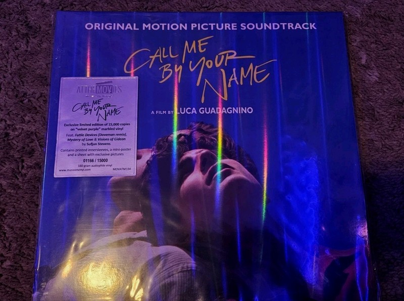Call Me By Your Name OST *MINT* 2LP #1166/15k 180g Velvet Purple Holo Vinyl