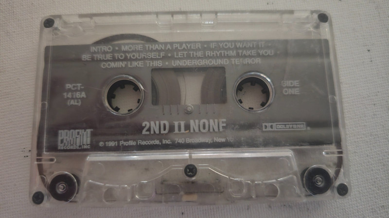 2nd II None – 2nd II None Cassette 1991 Profile Records –TAPE ONLY!!