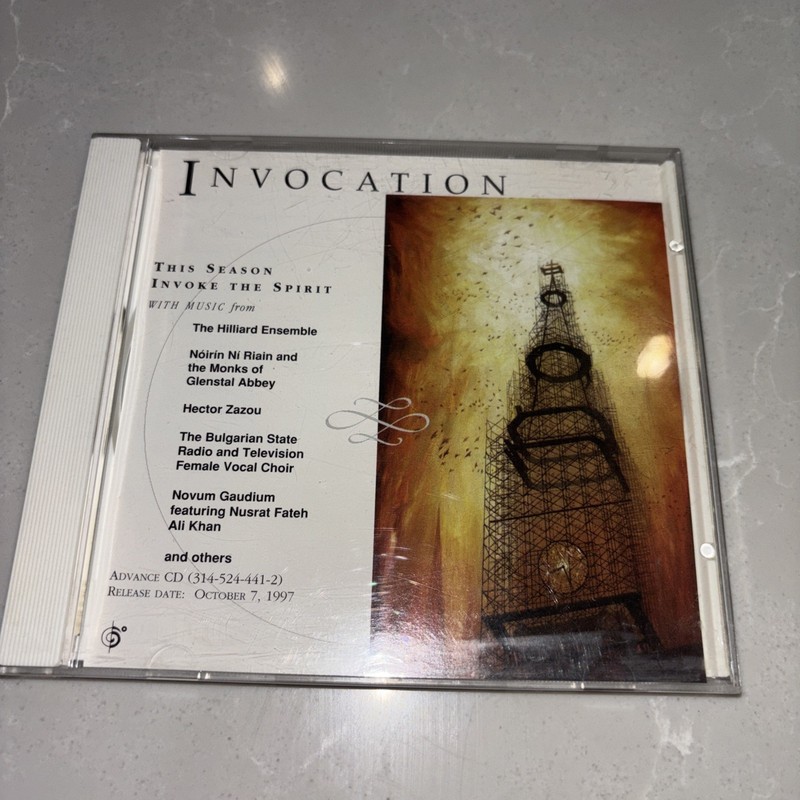 «INVOCATION» (CD 1997, Island) Zazou/Pook/Hilliard
