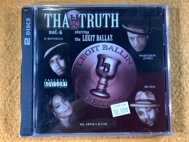 M6-63 LEGIT BALLAZ Tha Truth Vol.4 – SEALED – PARENTAL ADVISORY – 2006 2 CD SET