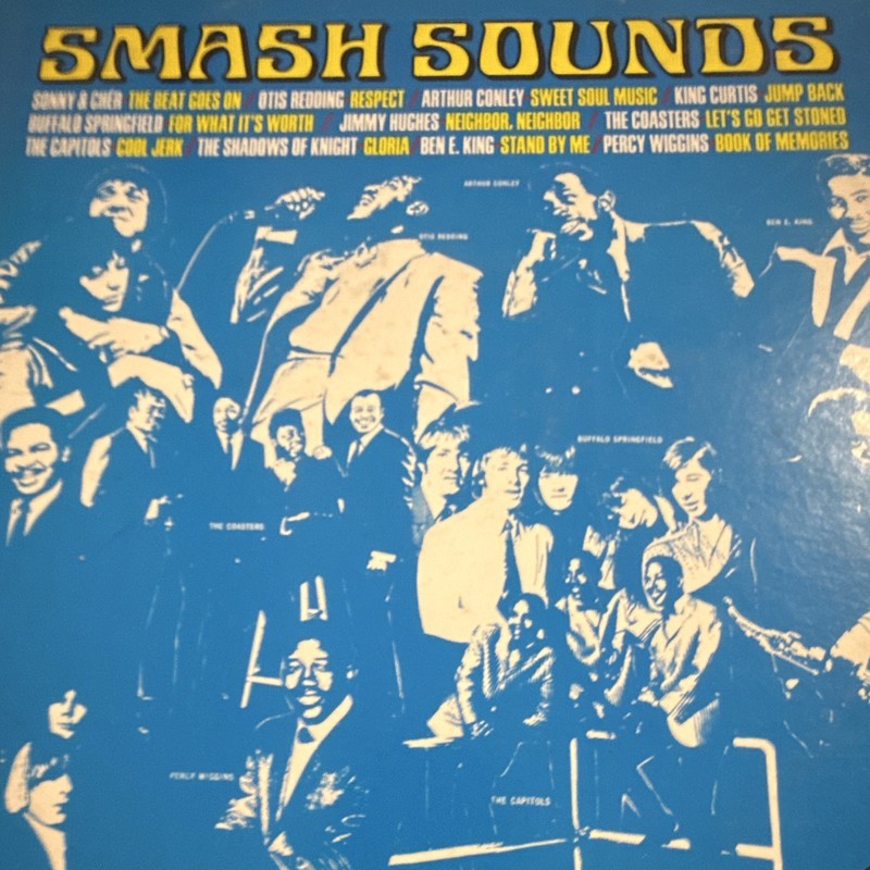 Smash Sounds ATCO Records 12″ Black Vinyl LP Stereo 1967 SD 850