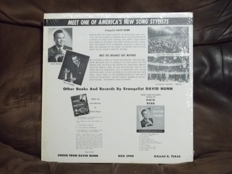 David Nunn I Believe! I found a Friend Songs of Faith album LP 33 vinyl record gallery