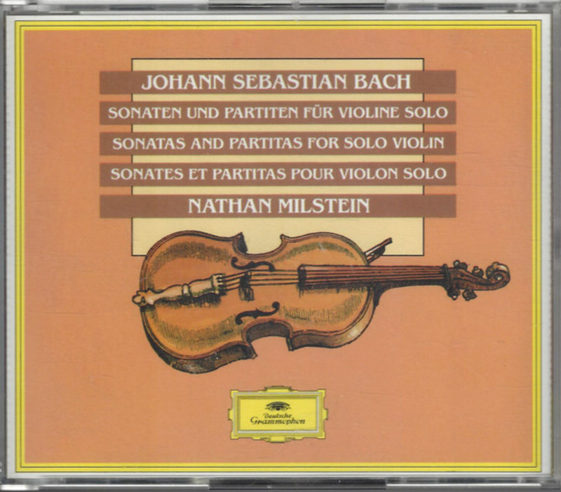 BACH MILSTEIN – Bach: Sonatas And Partitas For Solo Violin (2xCD) DG NEW