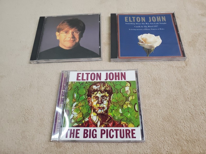 Elton John CD Bundle Lot 90s Albums Plus Candle In The Wind Princess Diana Singl