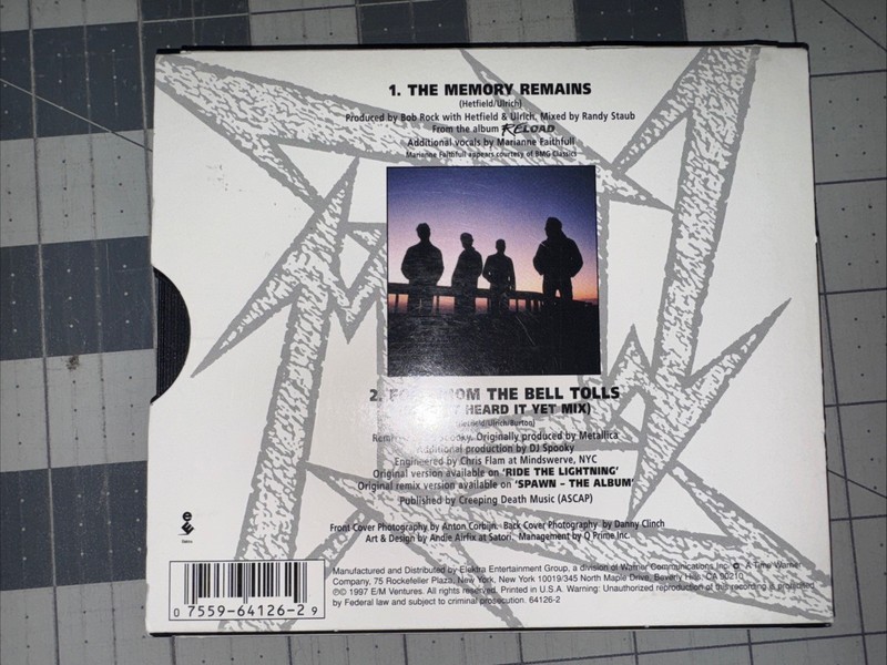 Metallica The Memory Remains CD Single 2 Track 1997 Slipcase gallery
