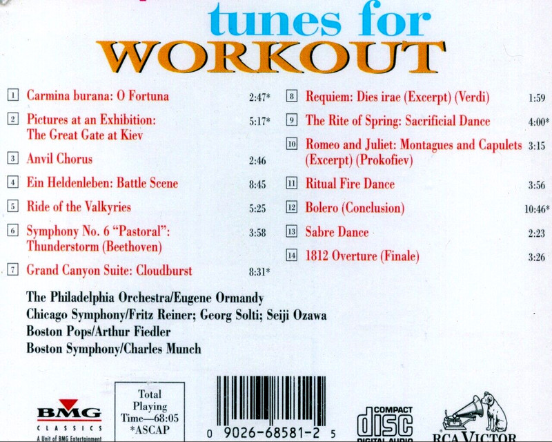 Family Circle Classical Tunes For Workout - Fiedler Ormandy - 68 Mins RCA NEW CD gallery
