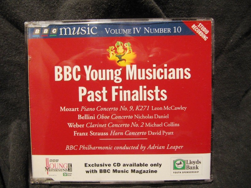 BBC MUSIC Young Musicians Past Finalists Leon McCawley Nicholas Daniel Collins
