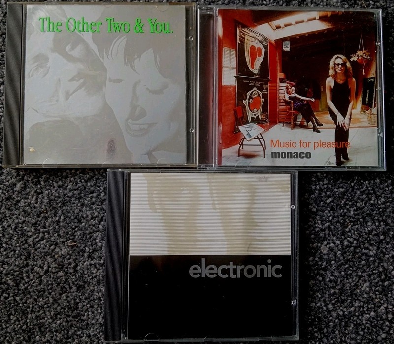New Order 3 CD Bundle Monaco Music For Pleasure The Other Two&You Electronic